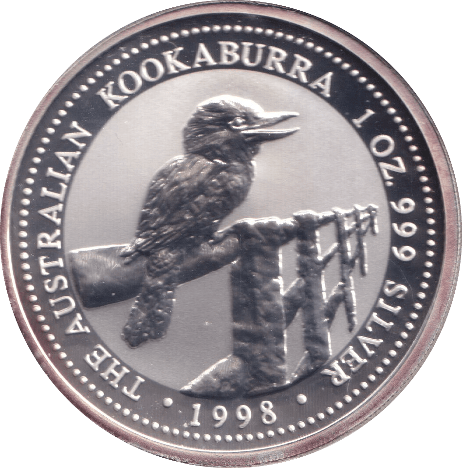 1998 SILVER ONE DOLLAR AUSTRALIA - SILVER WORLD COINS - Cambridgeshire Coins