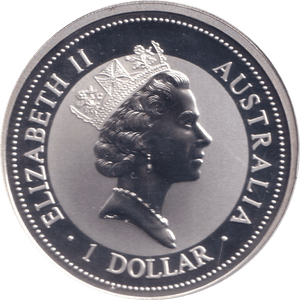 1998 SILVER ONE DOLLAR AUSTRALIA - SILVER WORLD COINS - Cambridgeshire Coins