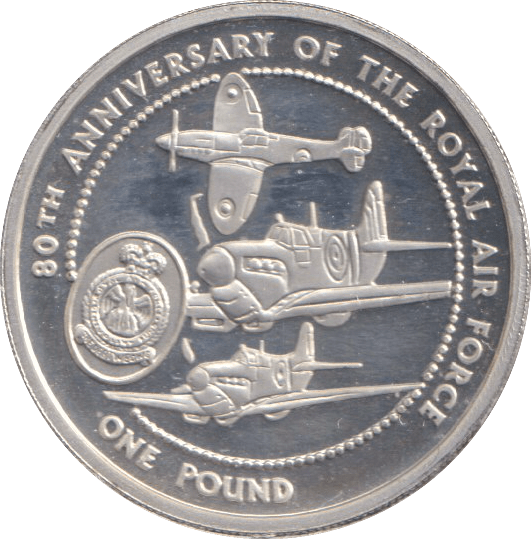 1998 SILVER PROOF ONE POUND GUERNSEY - SILVER WORLD COINS - Cambridgeshire Coins