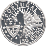 1998 SILVER PROOF PORTUGAL 50 EUROS - WORLD COINS - Cambridgeshire Coins