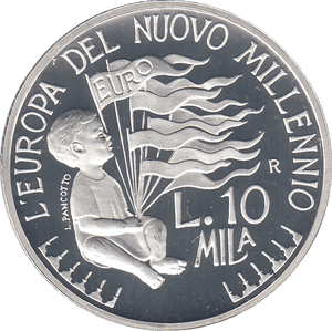1998 SILVER PROOF SAN MARINO 10K LIRA - WORLD COINS - Cambridgeshire Coins