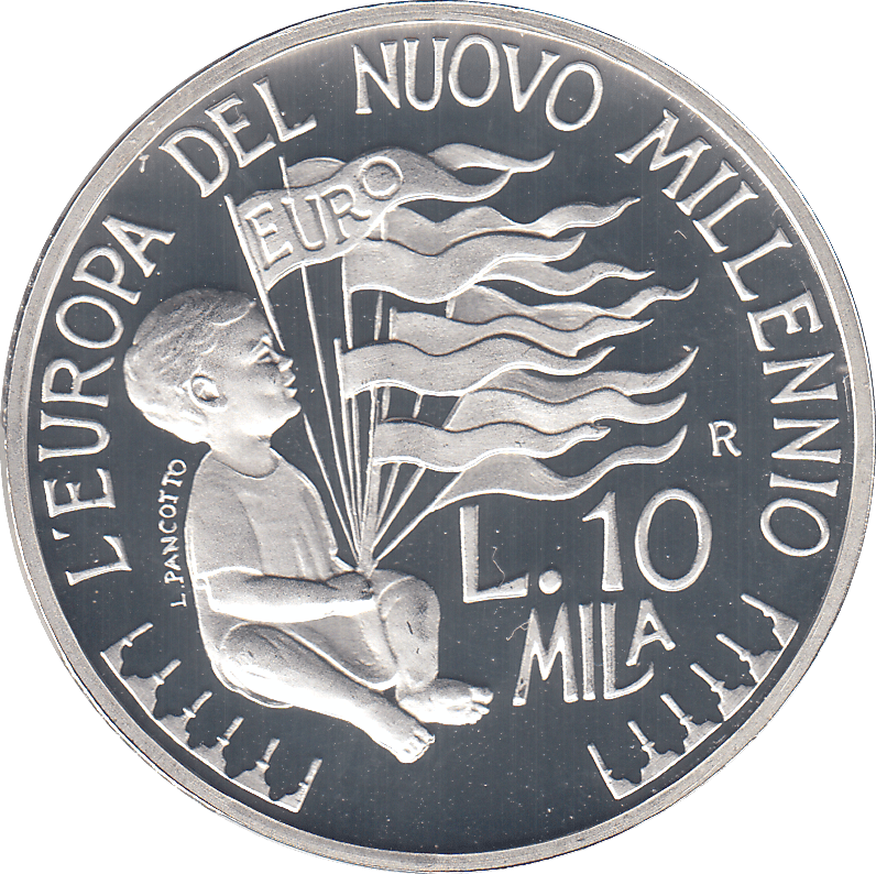 1998 SILVER PROOF SAN MARINO 10K LIRA - WORLD COINS - Cambridgeshire Coins