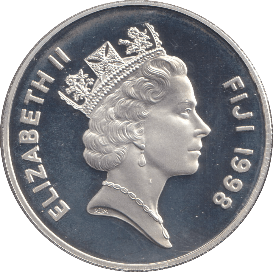1998 SILVER PROOF TEN DOLLARS LAUNCH OF THE QUEEN ELIZABETH - SILVER WORLD COINS - Cambridgeshire Coins