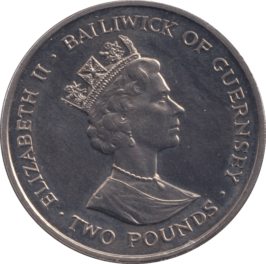 1998 TWO POUND BAILIWICK OF GUERNSEY BU - WORLD COINS - Cambridgeshire Coins