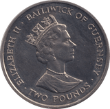 1998 TWO POUND BAILIWICK OF GUERNSEY BU - WORLD COINS - Cambridgeshire Coins