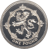 1999 £1 SILVER PROOF - £1 Silver Proof - Cambridgeshire Coins