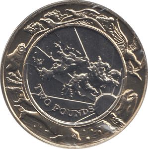1999 2 POUNDS FALKLAND ISLANDS ( BU ) - WORLD COINS - Cambridgeshire Coins