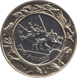 1999 2 POUNDS FALKLAND ISLANDS ( BU ) - WORLD COINS - Cambridgeshire Coins