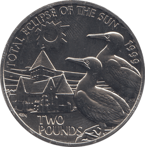 1999 2 POUNDS TOTAL ECLIPSE OF THE SUN ( BU ) - WORLD COINS - Cambridgeshire Coins