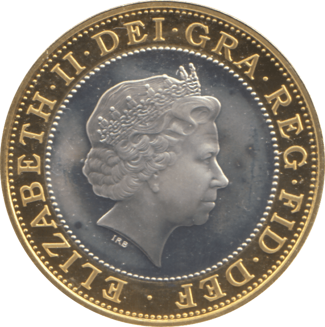 1999 £2 RUGBY WORLD CUP SILVER PROOF - £2 Silver Proof - Cambridgeshire Coins