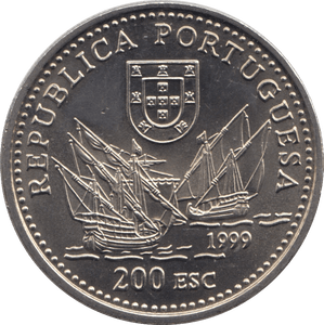 1999 200 ESCUDOS PORTUGAL - WORLD COINS - Cambridgeshire Coins