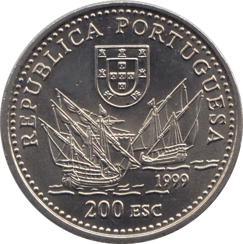 1999 200 ESCUDOS PORTUGAL - WORLD COINS - Cambridgeshire Coins