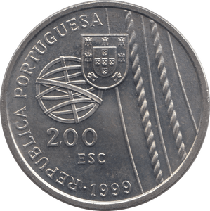 1999 200 ESCUDOS PORTUGAL - WORLD COINS - Cambridgeshire Coins