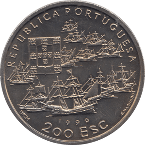 1999 200 ESCUDOS PORTUGAL - WORLD COINS - Cambridgeshire Coins