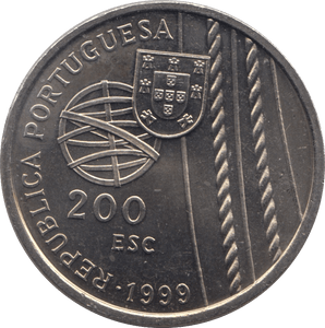 1999 200 ESCUDOS PORTUGAL - WORLD COINS - Cambridgeshire Coins