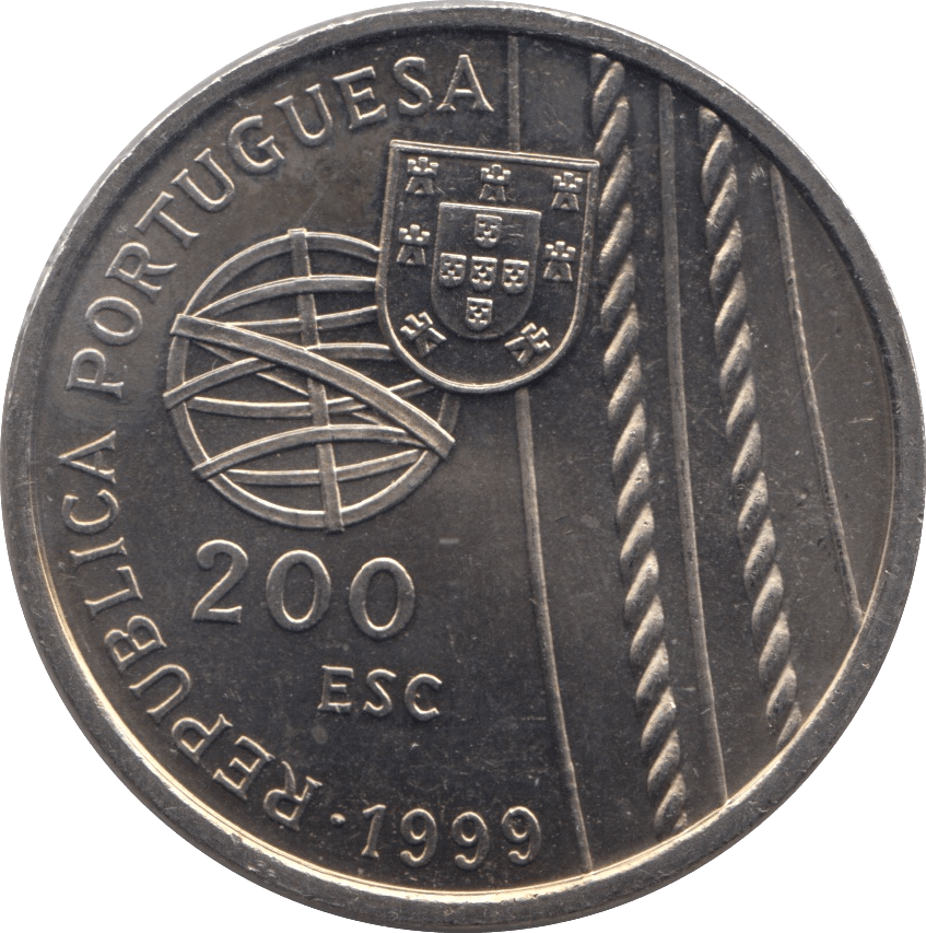 1999 200 ESCUDOS PORTUGAL - WORLD COINS - Cambridgeshire Coins