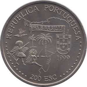 1999 200 ESCUDOS PORTUGAL - WORLD COINS - Cambridgeshire Coins