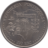 1999 200 ESCUDOS PORTUGAL - WORLD COINS - Cambridgeshire Coins