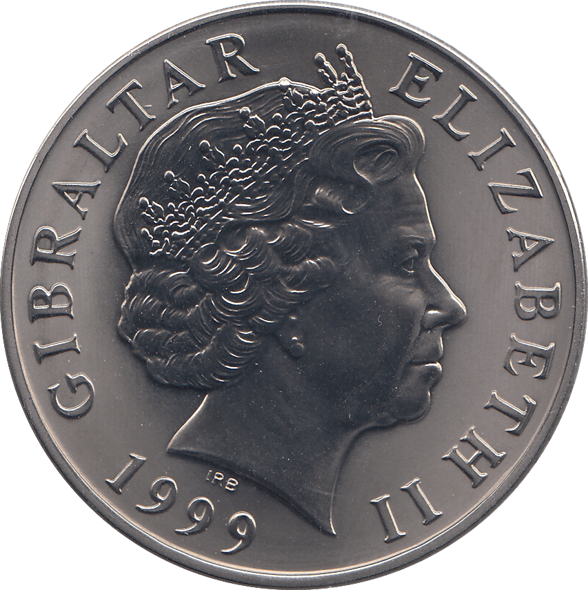 1999 5 POUNDS MILLENIUM TITANIUM COIN ( BU ) - WORLD COINS - Cambridgeshire Coins