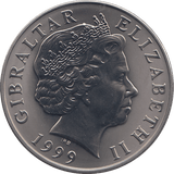 1999 5 POUNDS MILLENIUM TITANIUM COIN ( BU ) - WORLD COINS - Cambridgeshire Coins