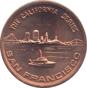 1999 ALCATRAZ "THE ROCK" COPPER COMMEMORATIVE COIN - MEDALS & MEDALLIONS - Cambridgeshire Coins