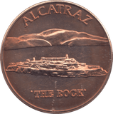 1999 ALCATRAZ "THE ROCK" COPPER COMMEMORATIVE COIN - MEDALS & MEDALLIONS - Cambridgeshire Coins