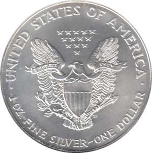 1999 AMERICAN EAGLE SILVER DOLLAR 1 OZ FINE SILVER USA - SILVER WORLD COINS - Cambridgeshire Coins