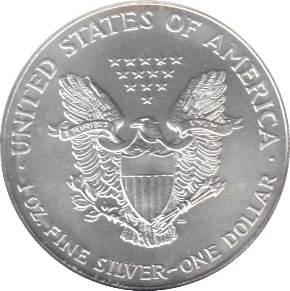 1999 AMERICAN EAGLE SILVER DOLLAR 1 OZ FINE SILVER USA - SILVER WORLD COINS - Cambridgeshire Coins