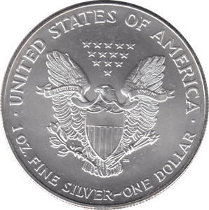 1999 AMERICAN EAGLE SILVER DOLLAR 1 OZ FINE SILVER - WORLD COINS - Cambridgeshire Coins
