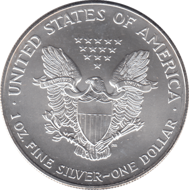 1999 AMERICAN EAGLE SILVER DOLLAR 1 OZ FINE SILVER - WORLD COINS - Cambridgeshire Coins