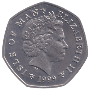 1999 CHRISTMAS 50P VICTORIAN FAMILY ISLE OF MAN ( BUNC ) AA - 50P REGIONAL ISSUES - Cambridgeshire Coins