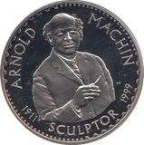 1999 COMMEMORATIVE SILVER PROOF ARNOLD MACHIN MEDALLION - MEDALS & MEDALLIONS - Cambridgeshire Coins