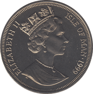 1999 CROWN ISLE OF MAN - WORLD COINS - Cambridgeshire Coins