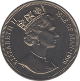 1999 CROWN ISLE OF MAN - WORLD COINS - Cambridgeshire Coins