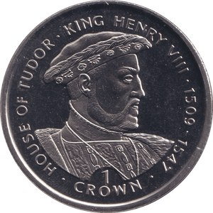 1999 CROWN KING HENRY VIII - WORLD COINS - Cambridgeshire Coins