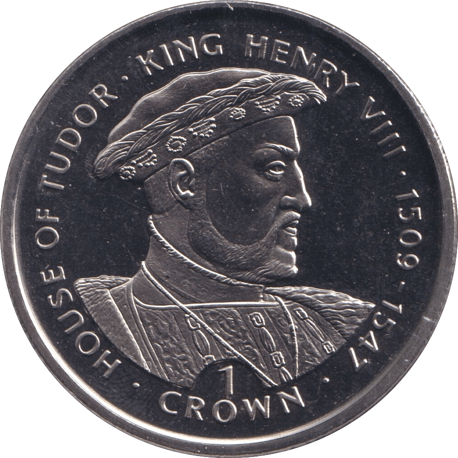 1999 CROWN KING HENRY VIII - WORLD COINS - Cambridgeshire Coins