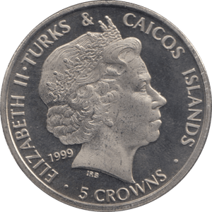1999 FIVE CROWNS - WORLD COINS - Cambridgeshire Coins