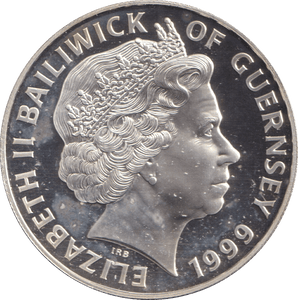 1999 FIVE POUNDS BAILIWICK OF GUERNSEY PRINCE EDWARD AND MISS SOPHIE - SILVER WORLD COINS - Cambridgeshire Coins