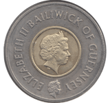 1999 FIVE POUNDS GUERNSEY - WORLD COINS - Cambridgeshire Coins