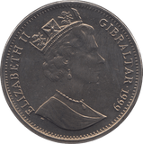 1999 GIBRALTAR ONE CROWN F571 - WORLD COINS - Cambridgeshire Coins