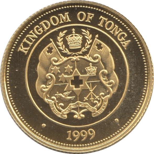 1999 GOLD 20 PROOF PAANGA TONGA - Gold World Coins - Cambridgeshire Coins