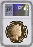 1999 GOLD FIVE POUND MILLENNIUM PF 69 ULTRA CAMEO - NGC GOLD COINS - Cambridgeshire Coins