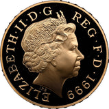 1999 GOLD FIVE POUND MILLENNIUM PF 69 ULTRA CAMEO - NGC GOLD COINS - Cambridgeshire Coins