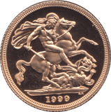 1999 GOLD SOVEREIGN ( PROOF ) - SOVEREIGN - Cambridgeshire Coins