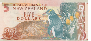 1999 NEW ZEALAND 5 DOLLAR BANKNOTE REF-1743 - WORLD BANKNOTES - Cambridgeshire Coins