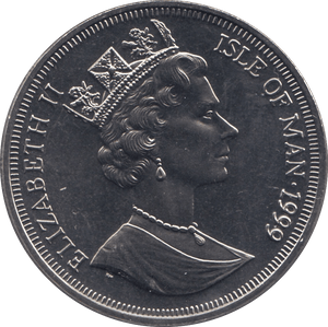 1999 ONE CROWN ISLE OF MAN F340 - WORLD COINS - Cambridgeshire Coins