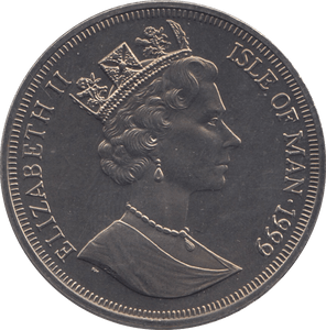 1999 ONE CROWN ISLE OF MAN F406 - WORLD COINS - Cambridgeshire Coins