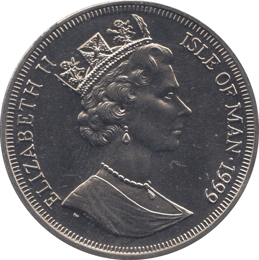 1999 ONE CROWN ISLE OF MAN F487 - WORLD COINS - Cambridgeshire Coins