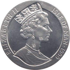 1999 ONE CROWN YEAR OF THE RABBIT - WORLD COINS - Cambridgeshire Coins