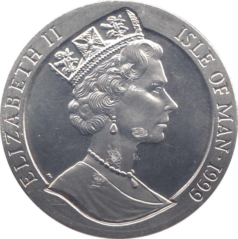 1999 ONE CROWN YEAR OF THE RABBIT - WORLD COINS - Cambridgeshire Coins